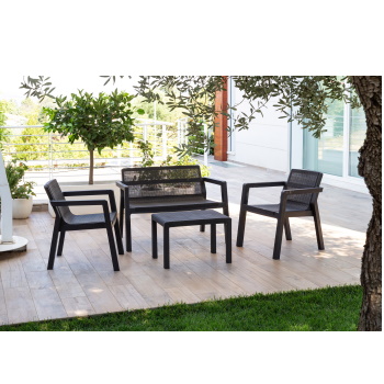 Toomax baštenski set Riviera 2 Graphite TR2-1