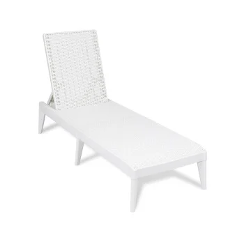 Toomax baštenska ležaljka Numana bela-1 Toomax baštenska ležaljka Numana bela-1