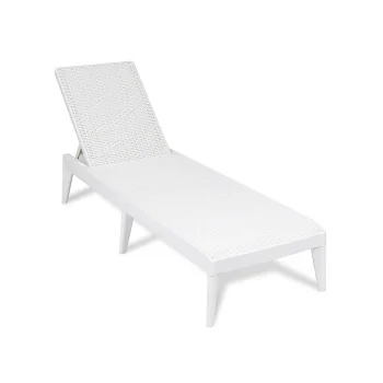 Toomax baštenska ležaljka Numana bela-2 Toomax baštenska ležaljka Numana bela-2