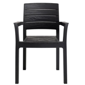 Toomax plastična stolica s naslonom Recanati - antracit-1