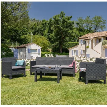 Baštenska garnitura Penelope 3 Graphite TM3 -1