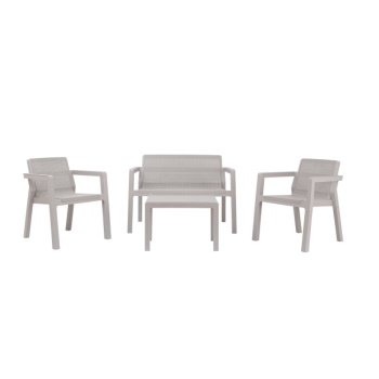Toomax baštenski set Riviera 2 Toupe gray TR2