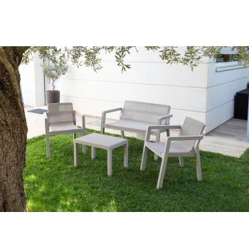 Toomax baštenski set Riviera 2 Toupe gray TR2-1