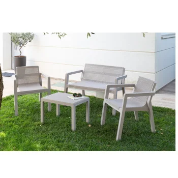 Toomax baštenski set Riviera 2 Toupe gray TR2-2