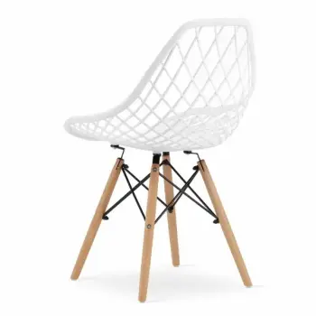 Trpezarijska stolica Skandi bela-1