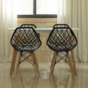 Trpezarijska stolica Skandi crna-1