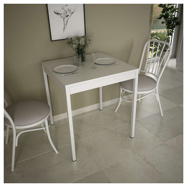 Alesta klub sto 70x120cm Beli AL19035