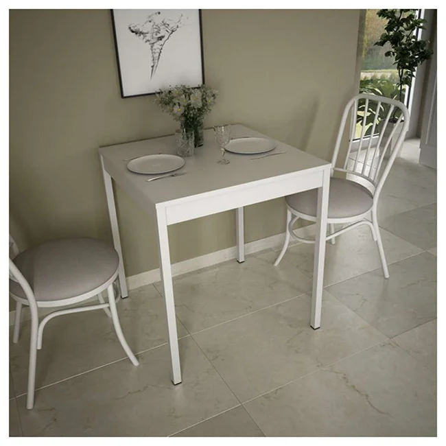 Alesta klub sto 70x120cm Beli AL19035 Alesta klub sto 70x120cm Beli AL19035