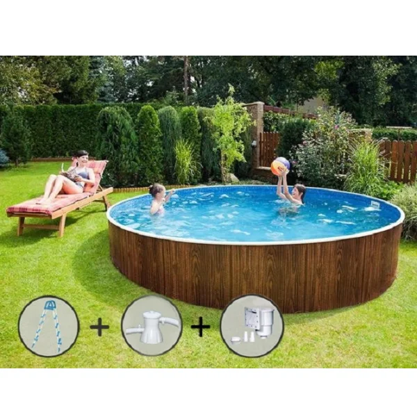 Azuro okrugli bazen 3.6x1.2m Set A Azuro okrugli bazen 3.6x1.2m Set A