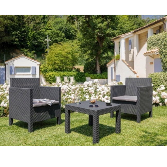 Baštenska garnitura Penelope Terrace Graphite 