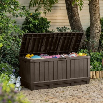 Baštenska kutija za odlaganje Kentwood 350L braon CU 249461