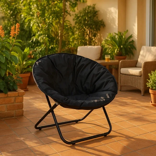 Baštenska stolica 80x80x76cm - crna LP-718000C Baštenska stolica 80x80x76cm - crna LP-718000C