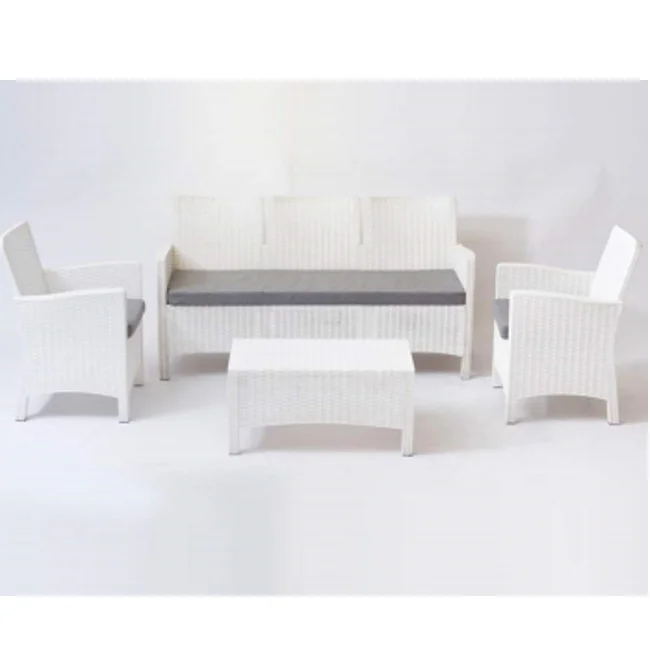 Baštenska garnitura Rattan 3 White 9403W Baštenska garnitura Rattan 3 White 9403W