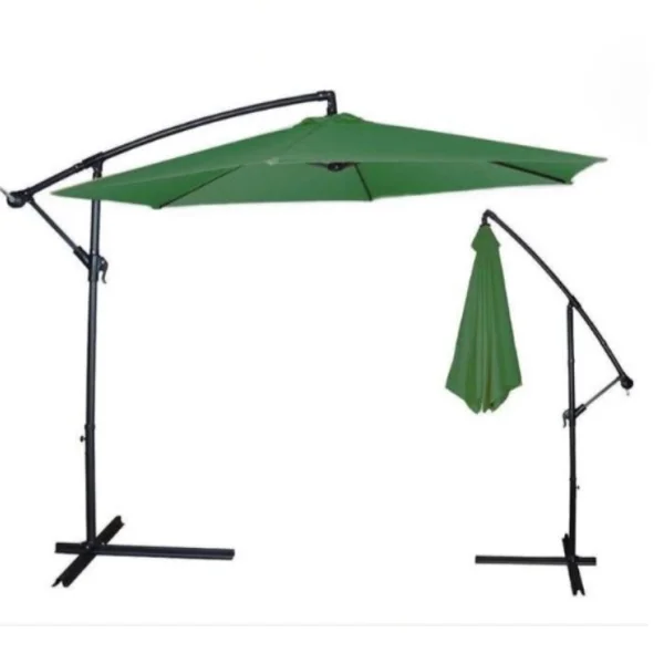 Suncobran viseći zglobni Parasol 300cm zeleni 24-SA0115Z Suncobran viseći zglobni Parasol 300cm zeleni 24-SA0115Z