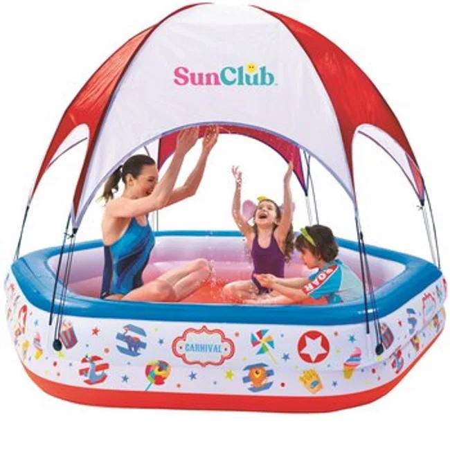 Bazen za decu sa nadstrešnicom Cirkus 223x208x163cm 51124