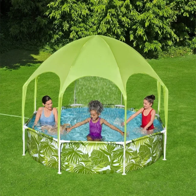 Bestway bazen za decu sa nadstrešnicom Splash-in-Shade 1688l 2.44mx51cm 56432 Bestway bazen za decu sa nadstrešnicom Splash-in-Shade 1688l 2.44mx51cm 56432