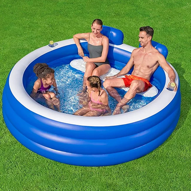 Bestway bazen za dvorište Splash Paradise 231x219x79cm 54422 Bestway bazen za dvorište Splash Paradise 231x219x79cm 54422