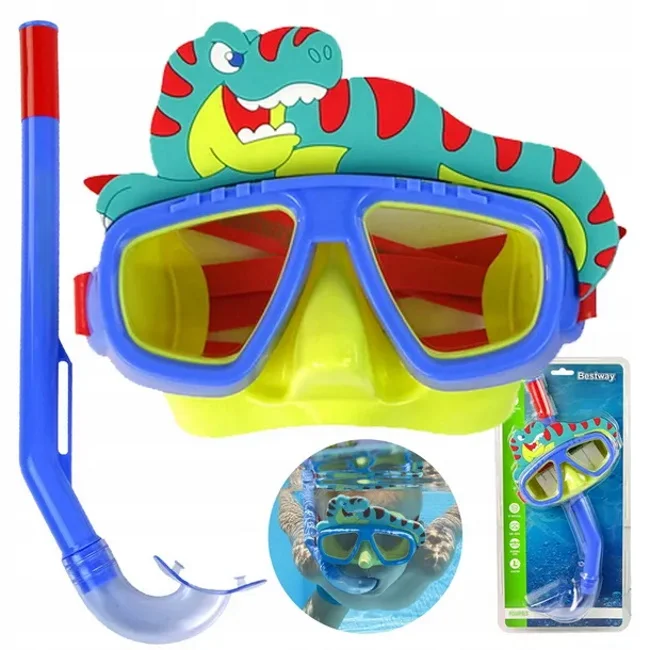 Bestway maska za ronjenje sa disaljkom Krokodil 24059 Bestway maska za ronjenje sa disaljkom Krokodil 24059