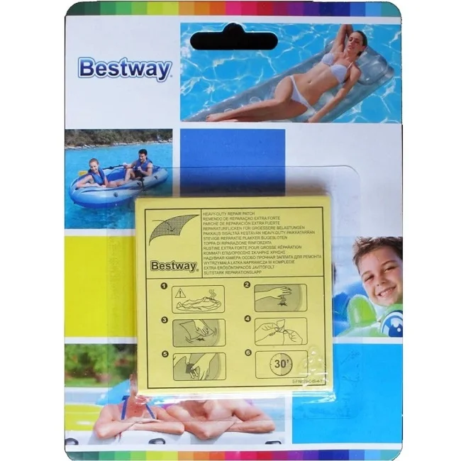 Bestway zakrpa za bazen 6.5x6.5cm 10/1 Bestway zakrpa za bazen 6.5x6.5cm 10/1