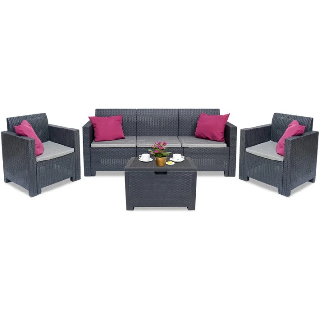 Bica baštenska garnitura Nebraska 3 Graphite