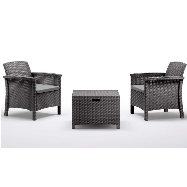 Bica baštenska garnitura Venezia Terrace Graphite 