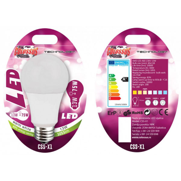 Colossus smd sijalica E27 CSS-X1 -1