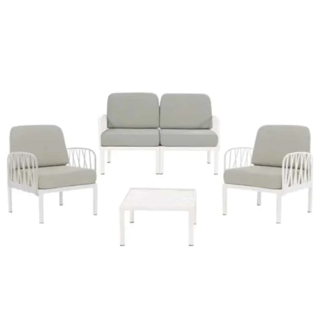 Comfort time baštenska garnitura Luna II – bela Comfort time baštenska garnitura Luna II – bela