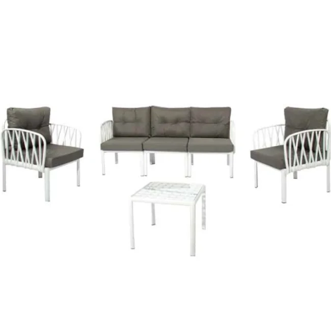 Comfort time baštenska garnitura Luna III – bela Comfort time baštenska garnitura Luna III – bela