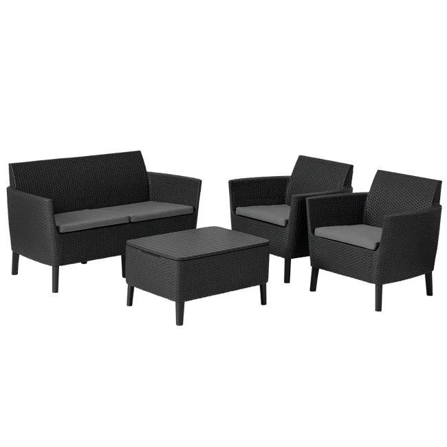 Curver  baštenska garnitura Salemo Grafit Curver  baštenska garnitura Salemo Grafit