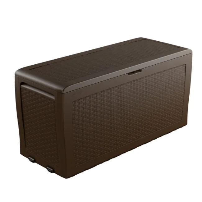 Curver baštenska kutija za odlaganje Samoa Ratan Box 270l Braon CU 246962 Curver baštenska kutija za odlaganje Samoa Ratan Box 270l Braon CU 246962