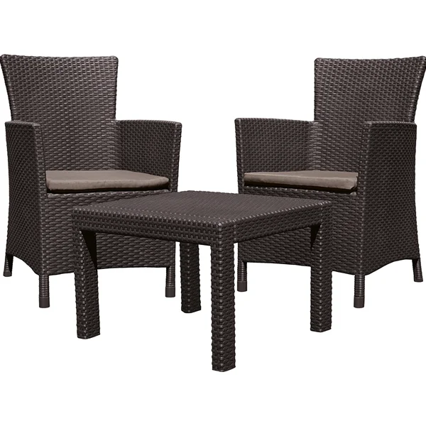 Balkonski set Rosario braon CU 258839