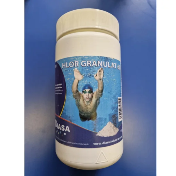Diasa hlor granulat 60 za dezinfekciju 1kg Diasa hlor granulat 60 za dezinfekciju 1kg