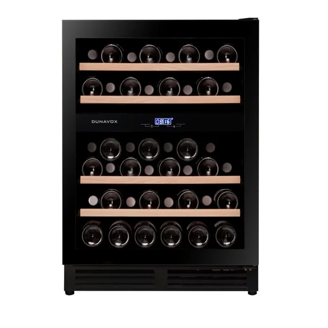 Dunavox vinski frižider podpultno ugradni dvozonski DAUF-45.125DB.TO Dunavox vinski frižider podpultno ugradni dvozonski DAUF-45.125DB.TO