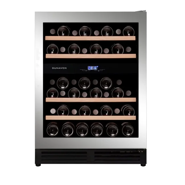 Dunavox vinska vitrina podpultno ugradna dvozonska DAUF-45.125DSS.TO Dunavox vinska vitrina podpultno ugradna dvozonska DAUF-45.125DSS.TO