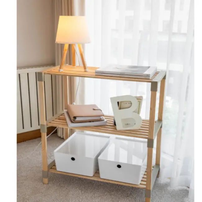 Fixwood drvena polica multifunkcionalna sa  3 police FIX-2006-3