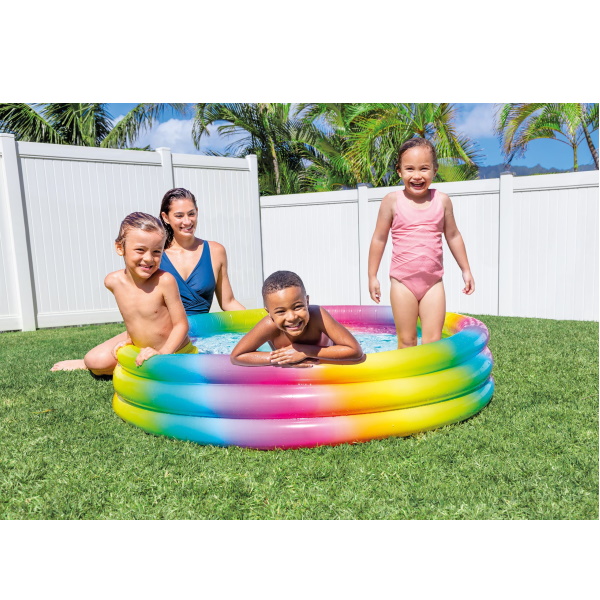 Intex dečiji bazen dugine boje-5