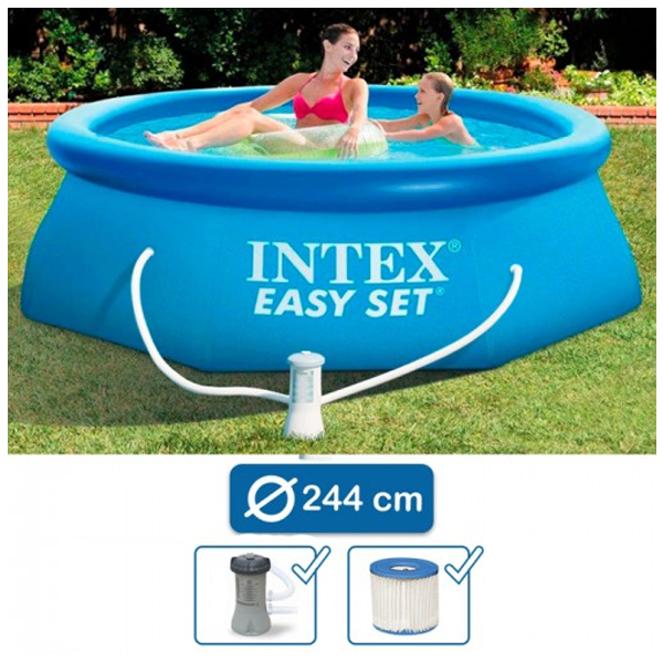 Intex bazen Easy Set okrugli 244 x 76 cm 28112NP