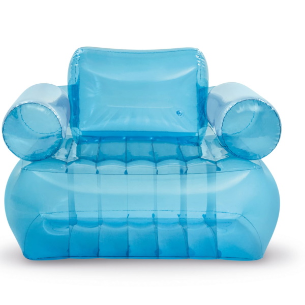 Intex fotelja providno plava sa naslonom na naduvavanje -1