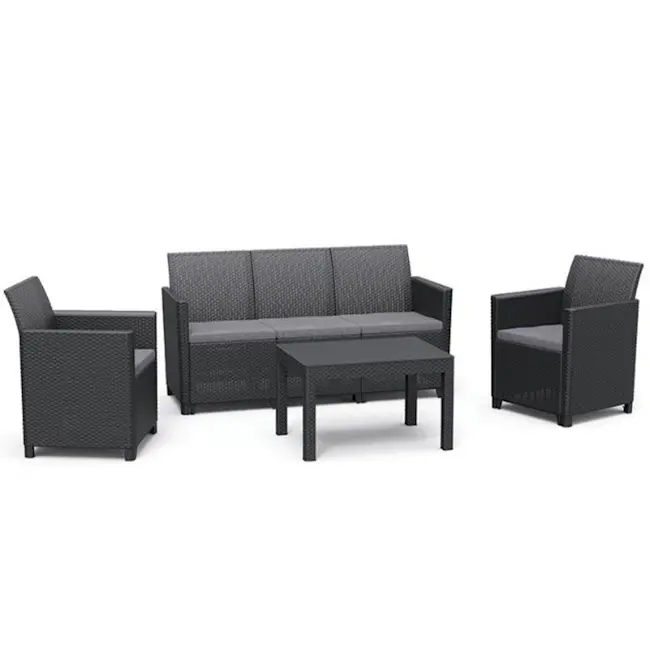 Keter baštenska garnitura Claire 3 seater grafit CU 252698 Keter baštenska garnitura Claire 3 seater grafit CU 252698