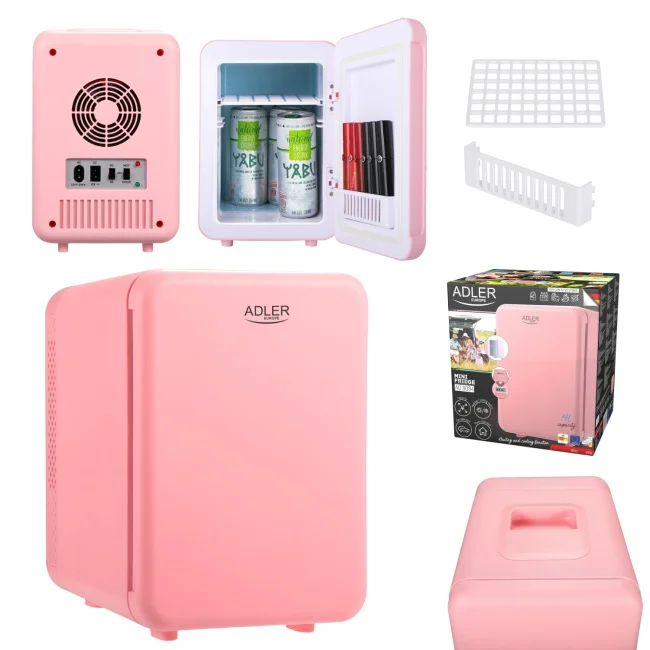 Adler mini prenosni frižider 4L Pink AD8084P