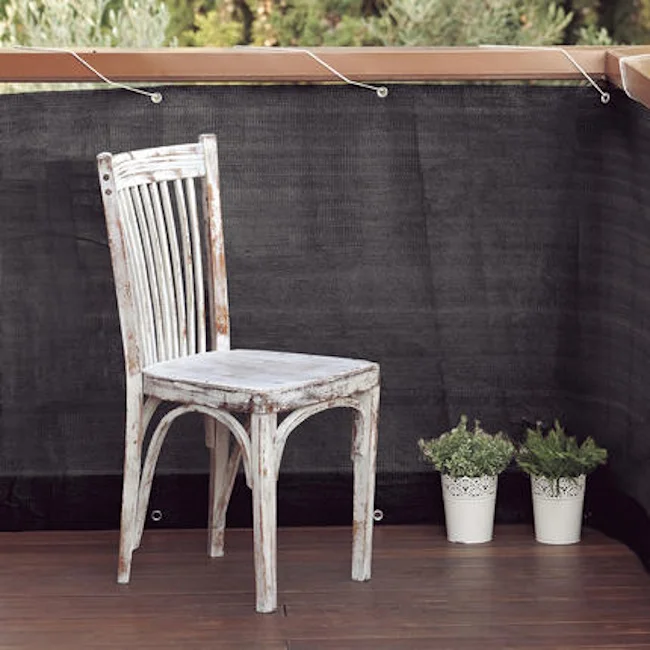 Nortene mreža za balkone Balkony easy siva 0.9x5m 2021554