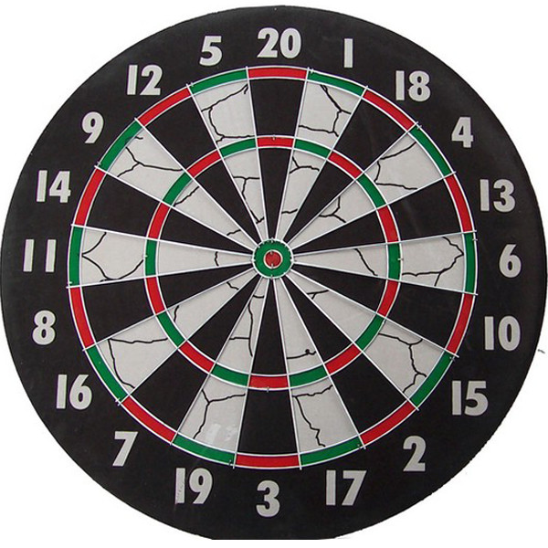 Pikado prečnika 45 cm sa 6 strelica