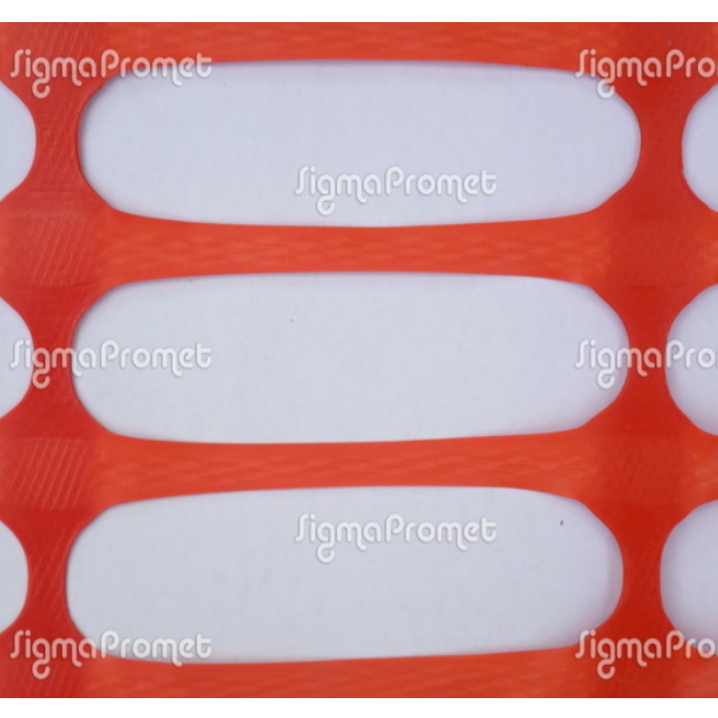Privremena plastična ograda 1.80x50m oranž