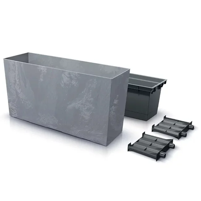 Saksija Urbi Case Middle beton effect C800ME Tamnosiva Saksija Urbi Case Middle beton effect C800ME Tamnosiva