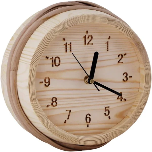 Sat u obliku vedra za saune beli bor SA-530 Sat u obliku vedra za saune beli bor SA-530