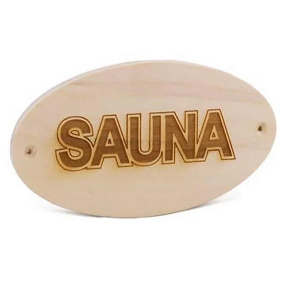 Drveni sauna znak  Drveni sauna znak
