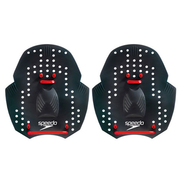 Speedo lopatice za plivanje Power crno-bele-1