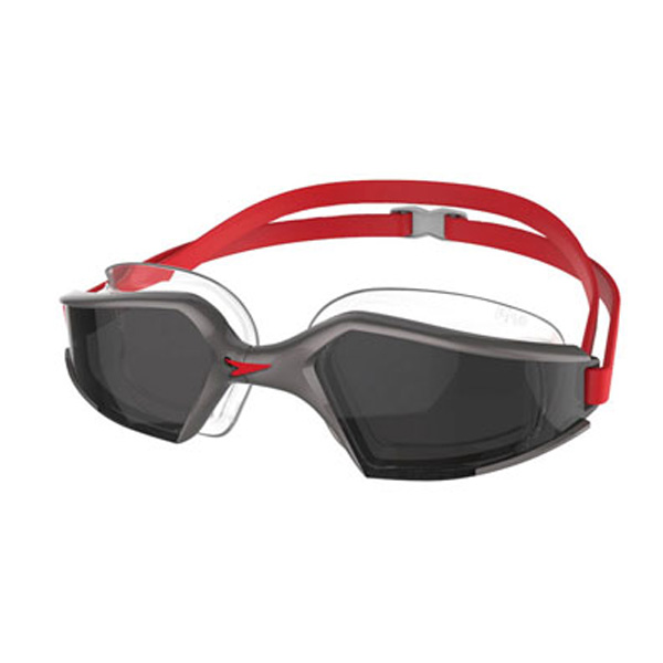 Speedo naočare za plivanje Aquapulse max sivo-crvene-1