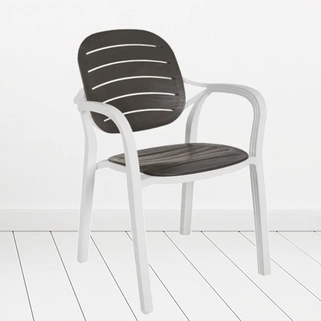 Comfort time stolica Rumba antracit bela Comfort time stolica Rumba antracit bela