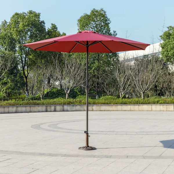 Suncobran sa podesivom visinom Roma 270cm ceveni 24-SA0116C Suncobran sa podesivom visinom Roma 270cm ceveni 24-SA0116C